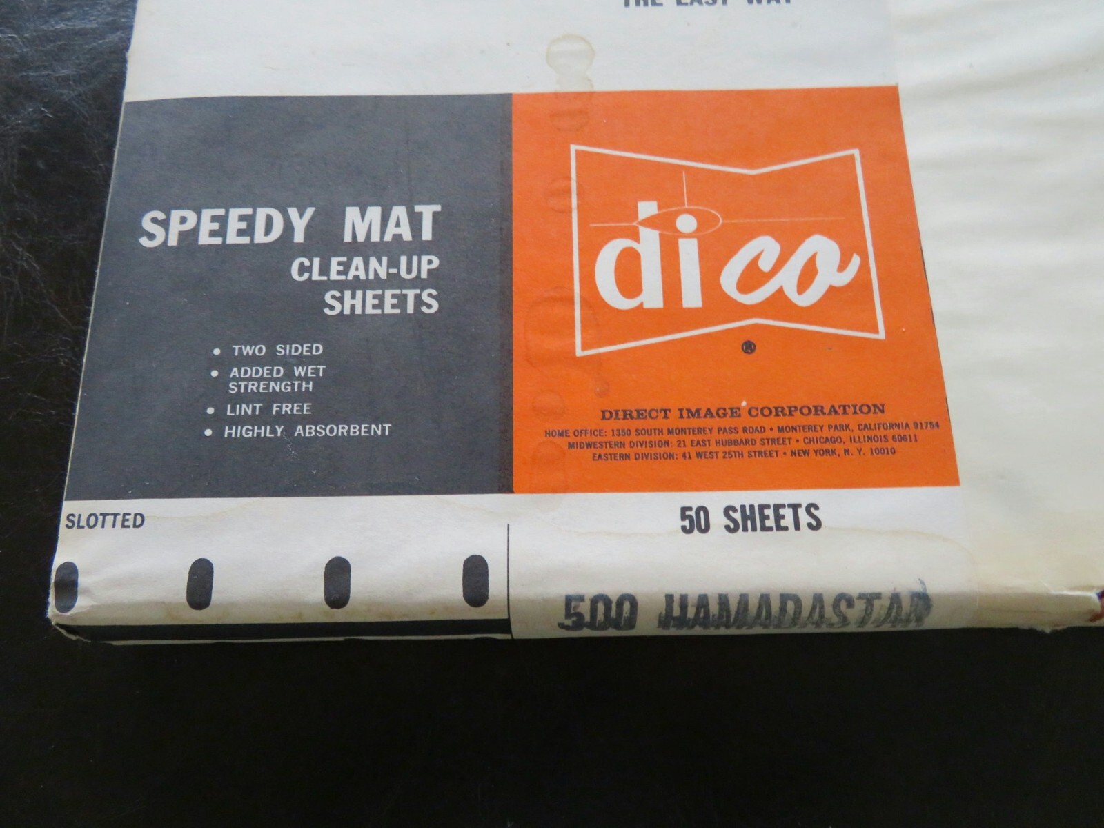Hamada Clean-Up Sheets '500 Hamadastar' Speedy Mats for Cleaning Ink Rollers