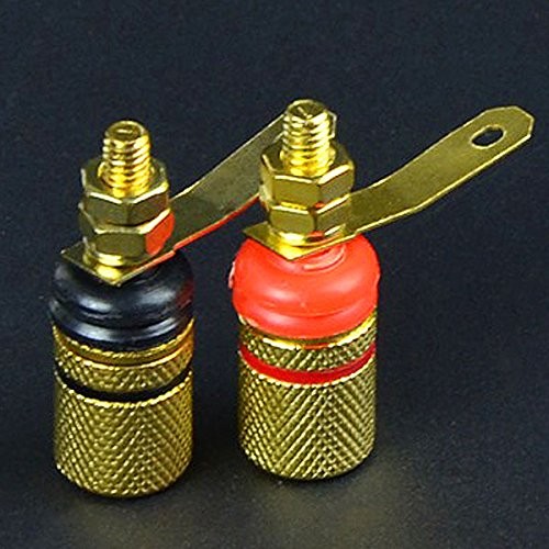 CESS Amplifier Terminal Connector Binding Post #16: Length 36mm/1.4",4-Pack