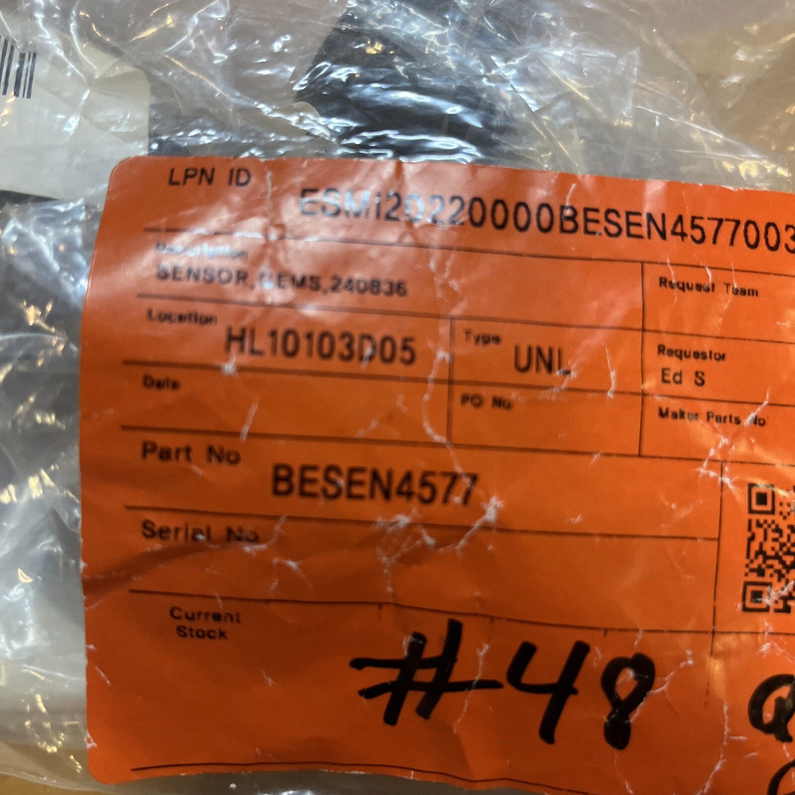 GEMS Sensor, #240836, New Open Box ,Same Day Fast Shipping, LG-1204