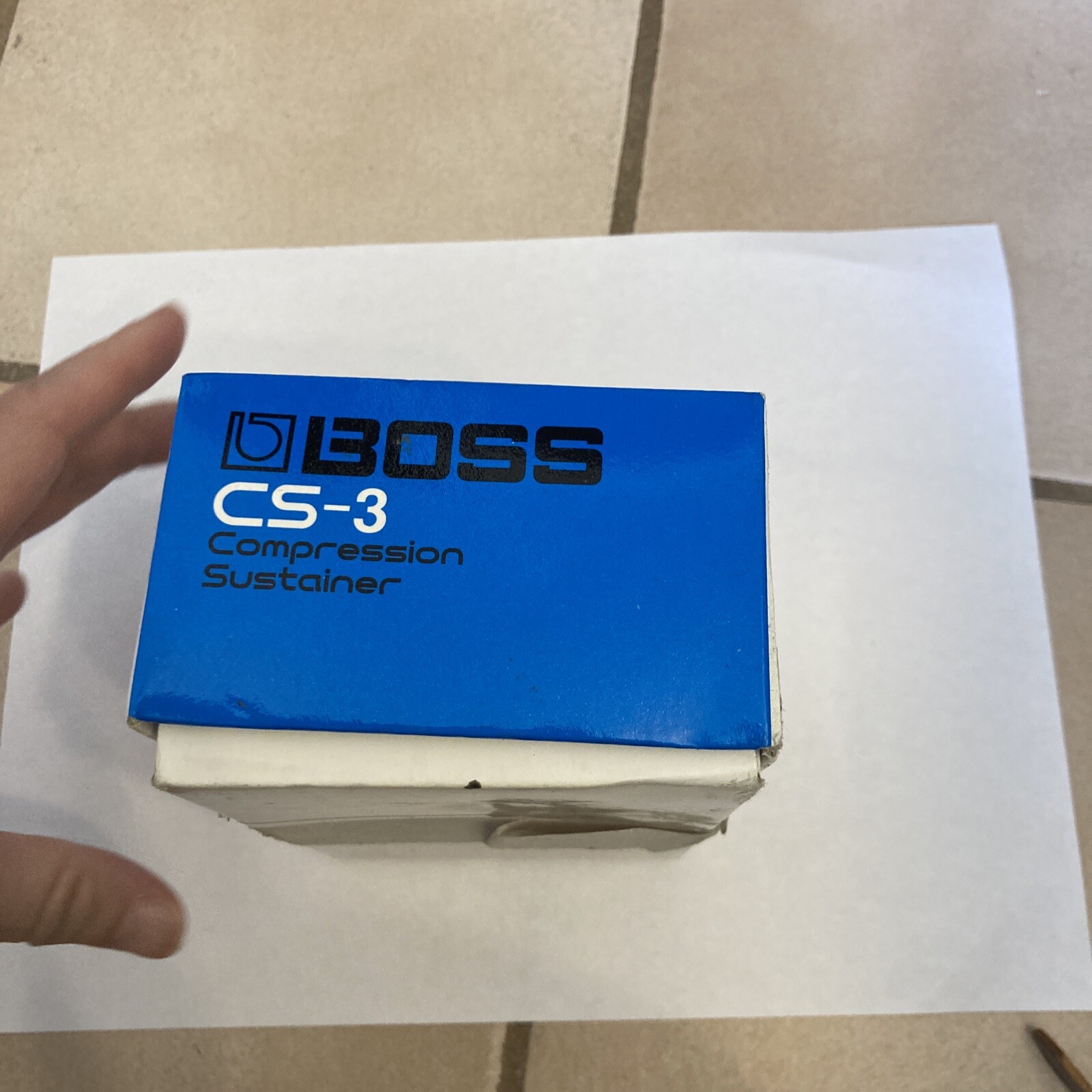 Boss CS-3 Compressor Guitar Effect Pedal W/ Box New Opened Box READ