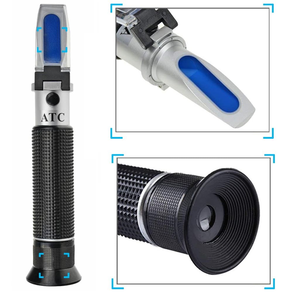 Agriculture Solutions Salinity Refractometer for Seawater and Marine...