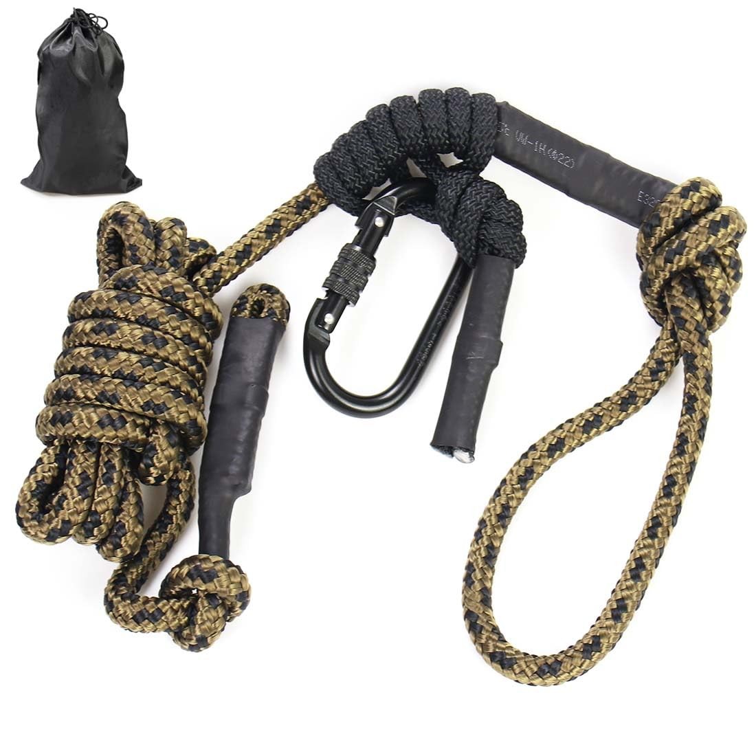 Huntury Treestand Safety Rope, Linemans Rope for Hunting, Tree Stand Safety L...