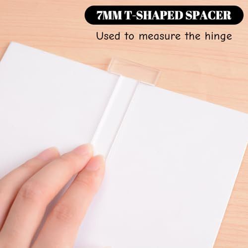 Acrylic Book Binding Guide, 4 Pcs Book Cover Guide Tool Book Binding Ruler