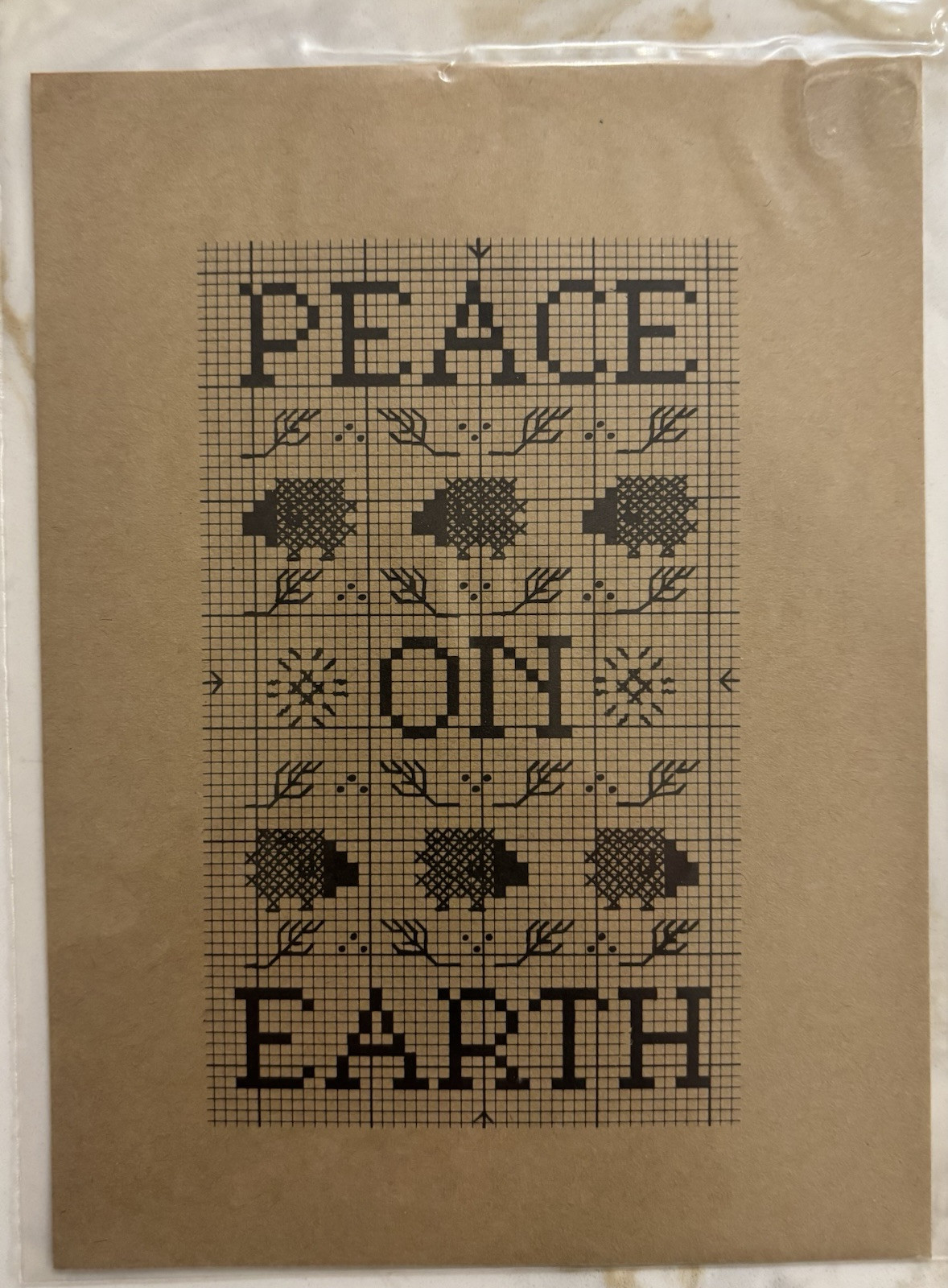 Cedar Hill Counted Cross Stitch Country/Shaker - Peace On Earth
