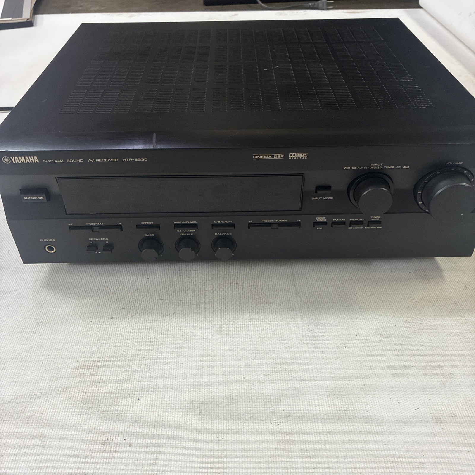 Yamaha HTR-5230 Natural Sound AV Receiver Cinema DSP No Remote Tested
