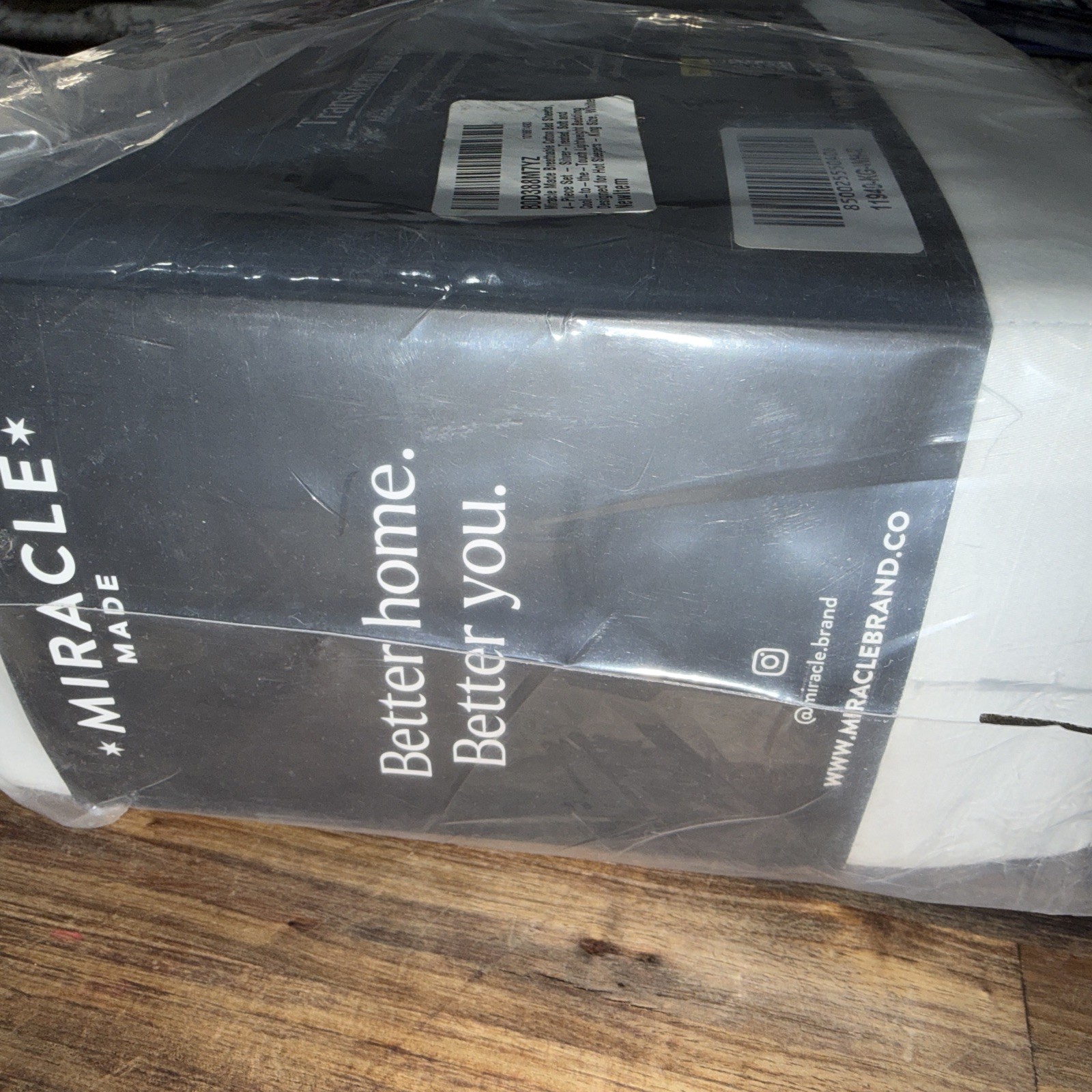 Miracle Made Sheet Set KING Luxe Self-Cooling Self-Cleaning -white- NWT