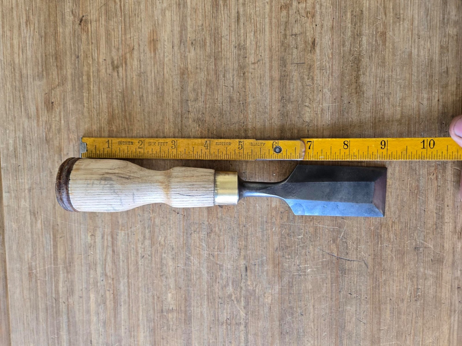 Vintage Butt Chisel 1 1/2" with Large Handle