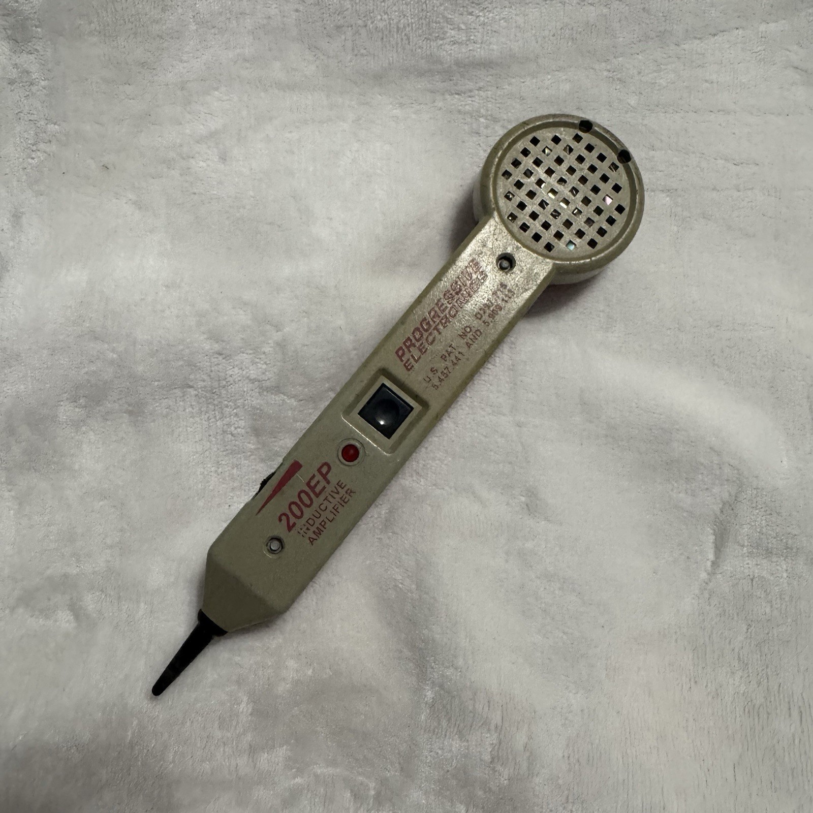 Progressive Electronics 200EP Cable Tracer Inductive Amplifier Probe Tested