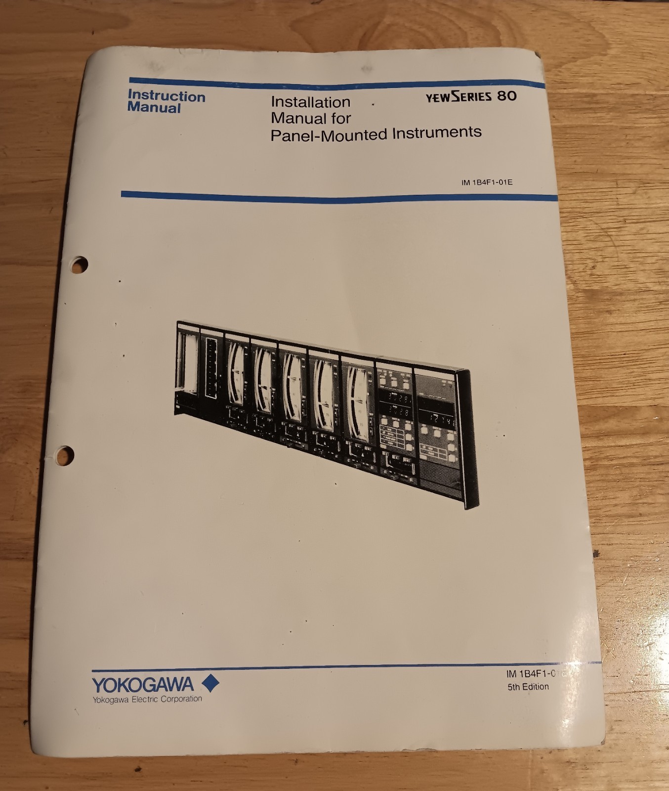 Yokogawa Installation Manual for Panel-Mounted Instruments Instruction Manual