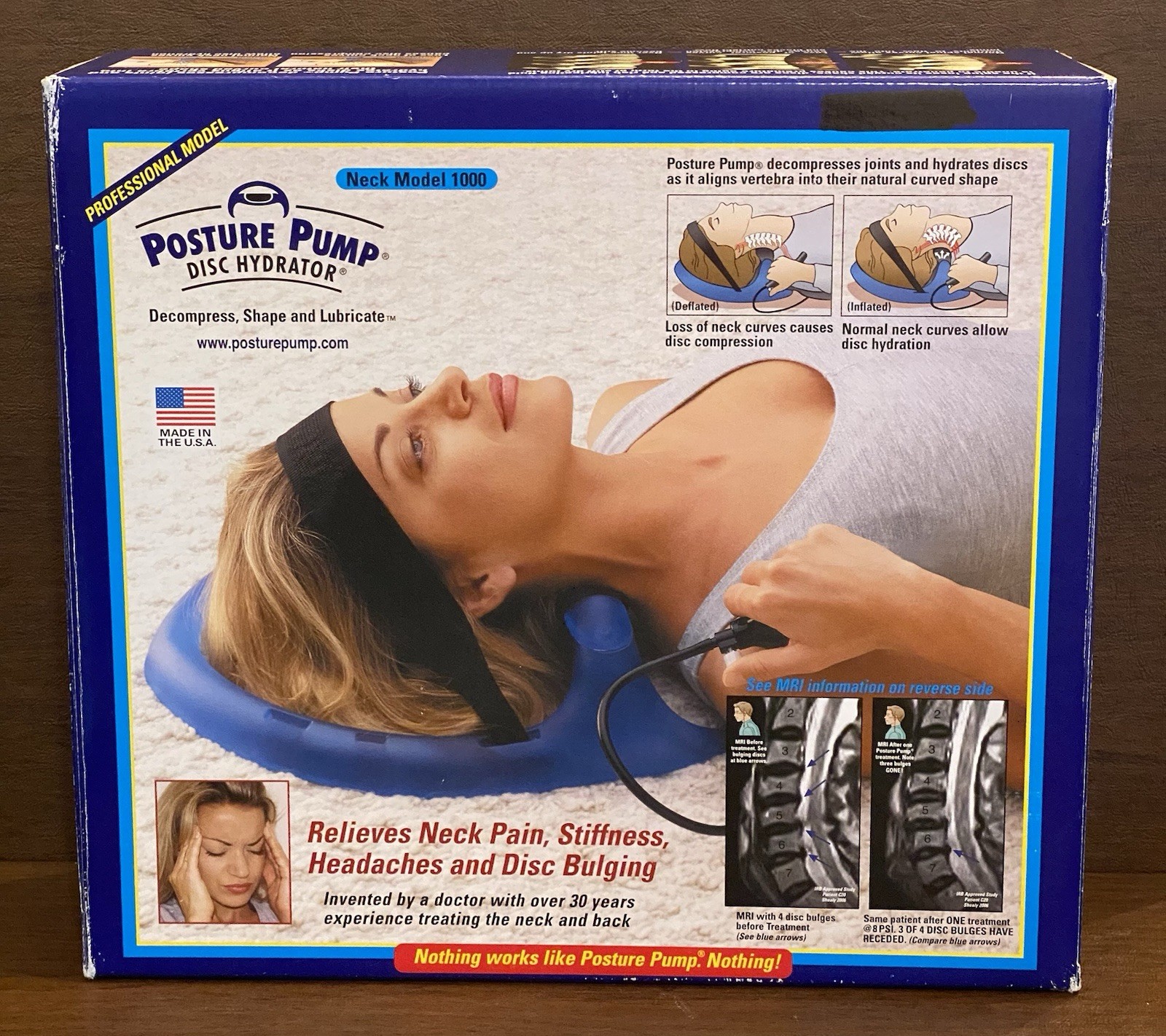 Posture Pump Disc Hydrator Professional Model 1000 in Original Box