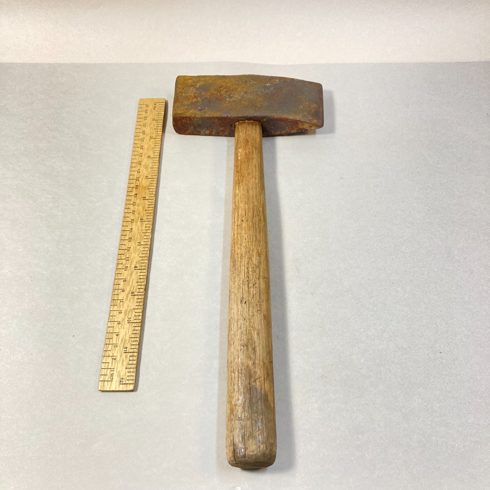 Hammer Blacksmith Straight Pein Flat Face 15" Wood Handle 4lb 4 oz. TW