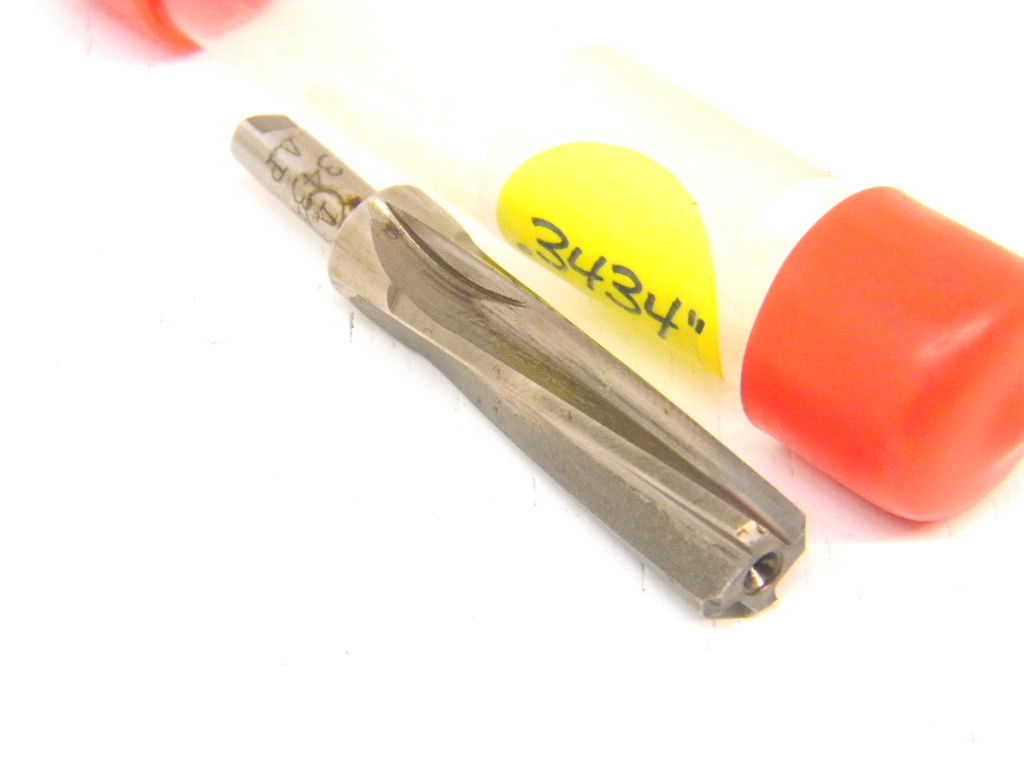 New Surplus AP USA .3434" Straight Shank Stub Length Reamer high speed steel HSS
