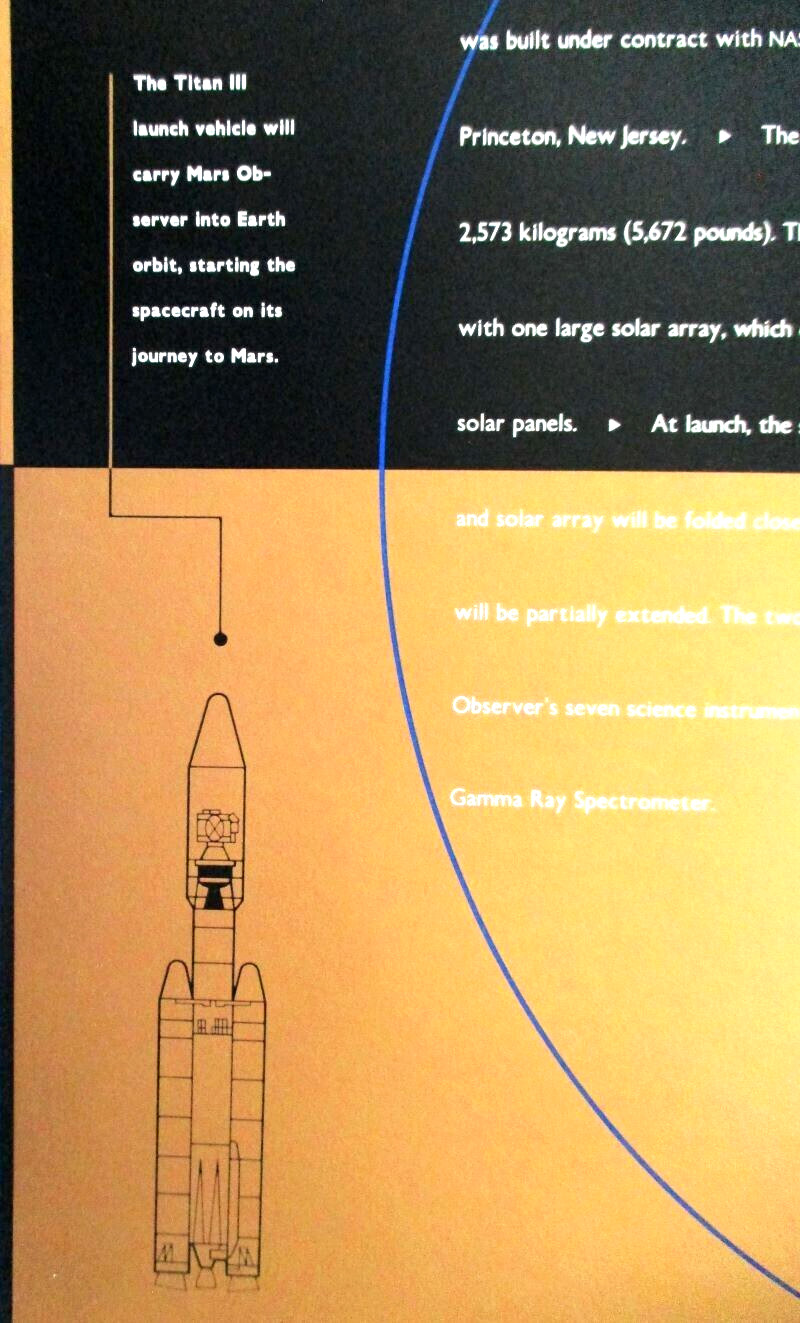 Mars Observer Mission & Why Mars? Booklets - NASA & Martin Marietta - 1992