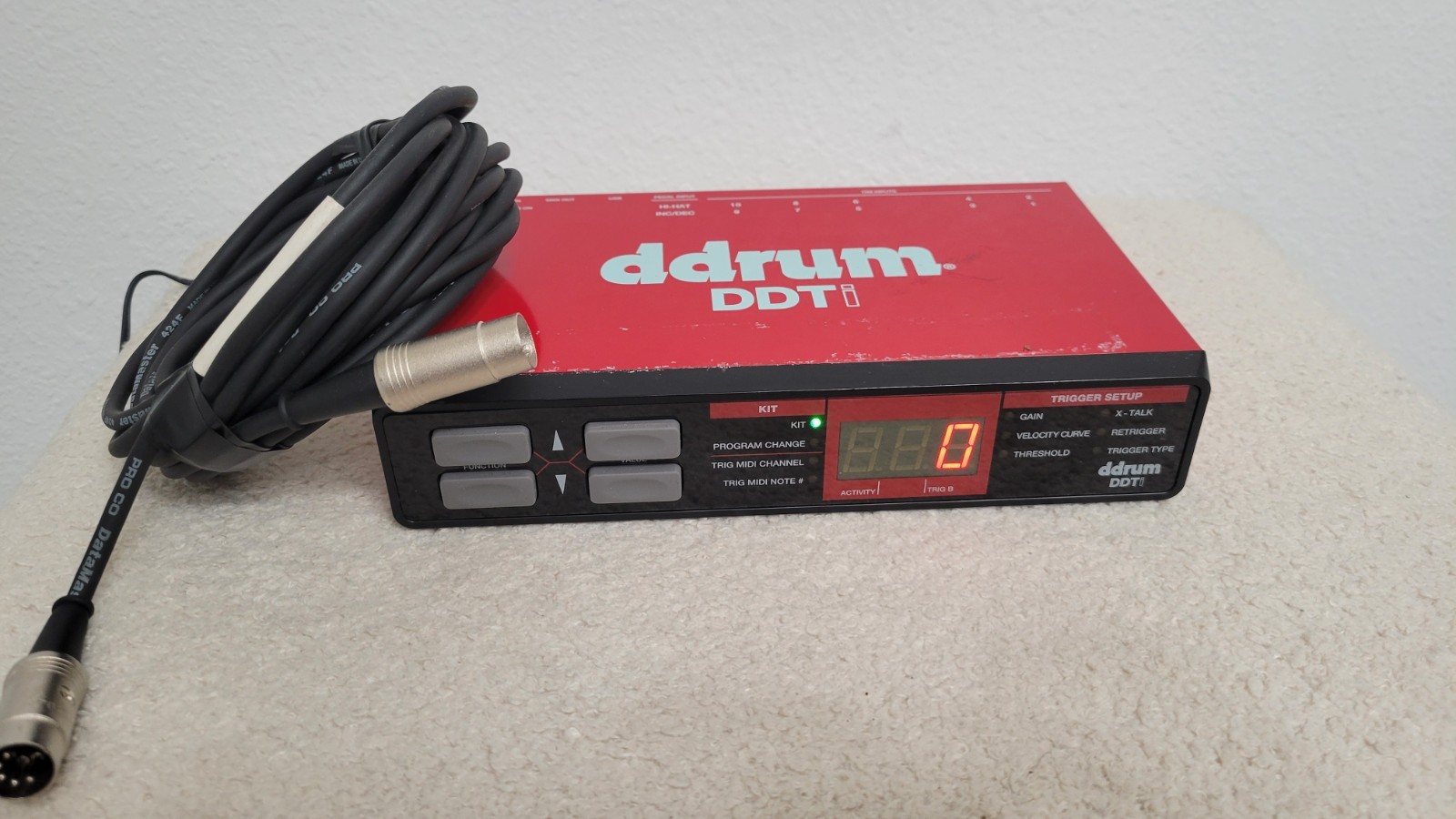 Ddrum DDTi USB/MIDI Drum Trigger Interface Percussion Pad Controller