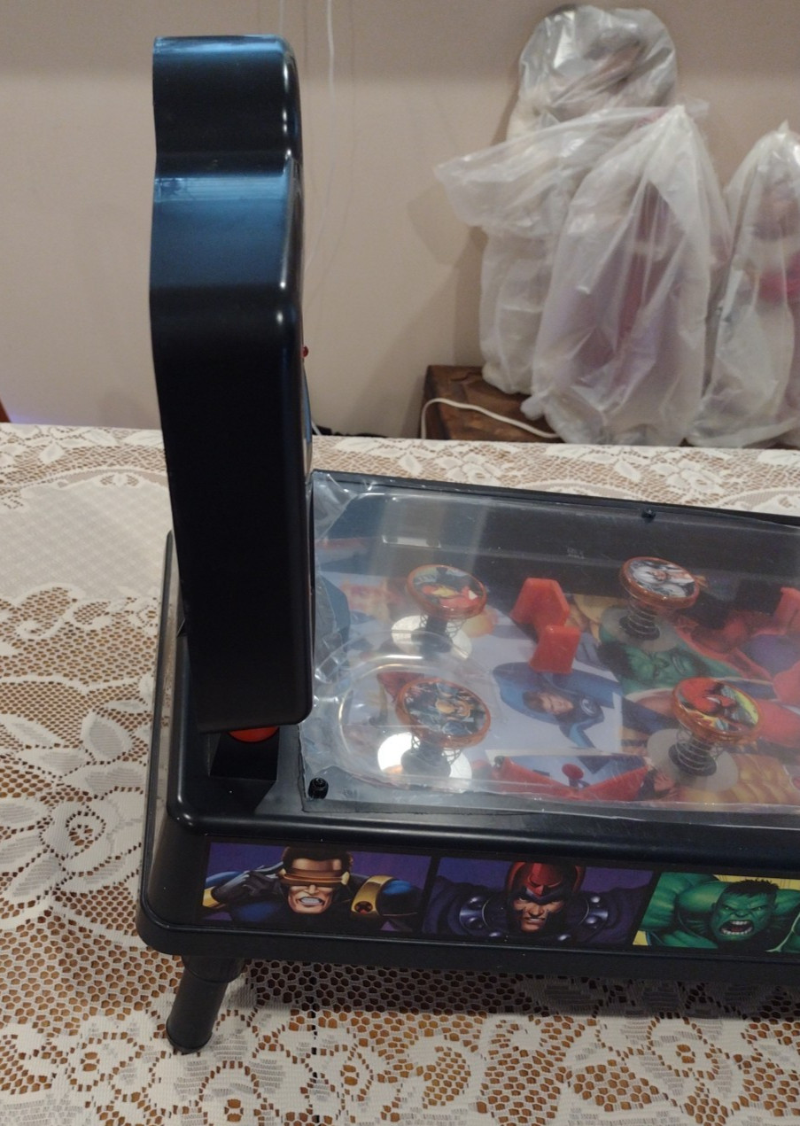 Marvel Heroes Table-Top Mini Pinball Machine 19’’ Play Area New Plexi Works