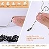 4" Metal Pegboard Hook 25 Pack Silver 1/8"