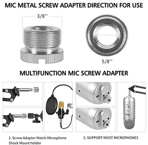 Microphone stand adapter