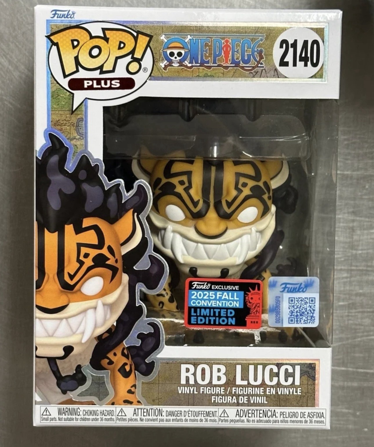 One Piece - Pop! Plus Rob Lucci #2140 (NYCC 2025 Shared Exclusive) Funko Pop!