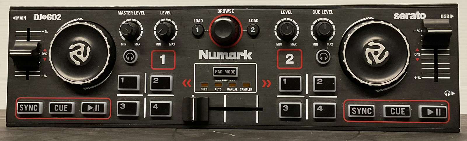 Numark 2-ch Compact USB DJ Controller