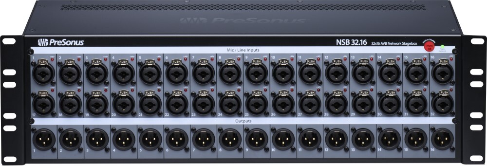 PreSonus NSB-32-16 32-Channel AVB Networked Stage Box