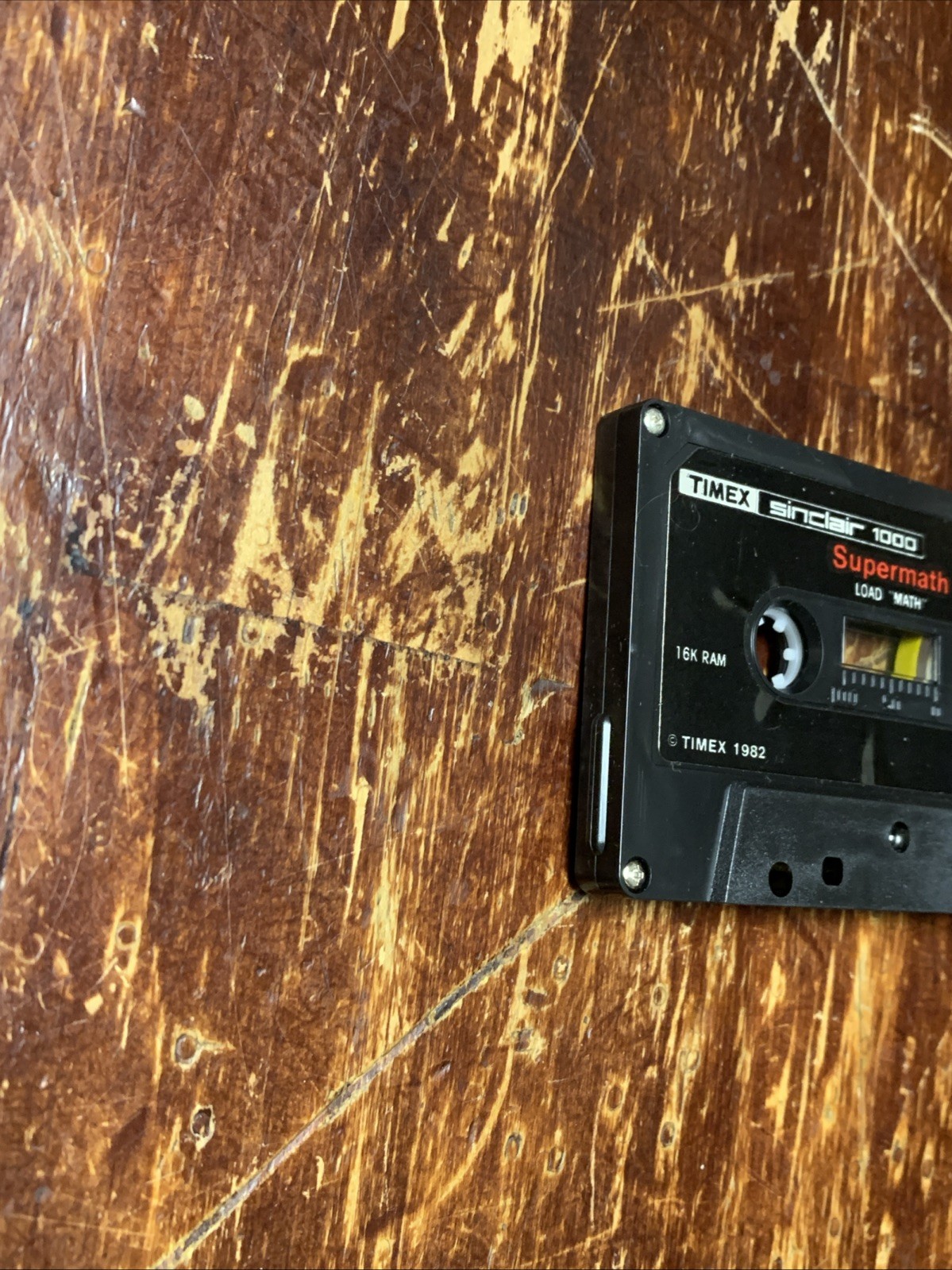 Timex Sinclair 1000 Super Math Vintage Computer Cassette Tape (16 RAM)