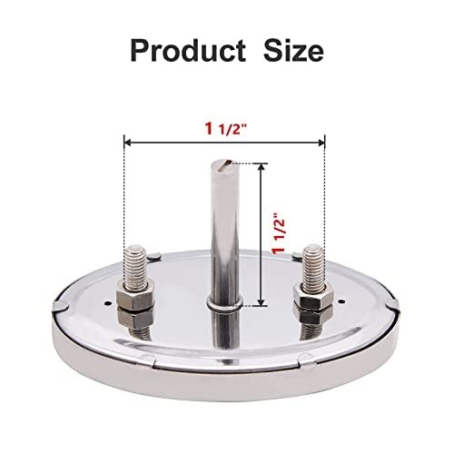1PC Grill Lid Thermometer Heat Indicator Replacement for Master...