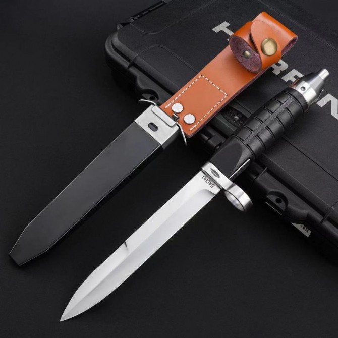 Lobby Edition Straight Knife Military Alloy Steel Blade Tactical Survival Knives