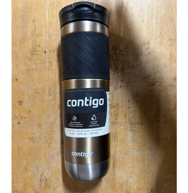 Contigo Byron 2.0 Stainless Steel Travel mug with Snapseal Lid and Grip, 24oz, C