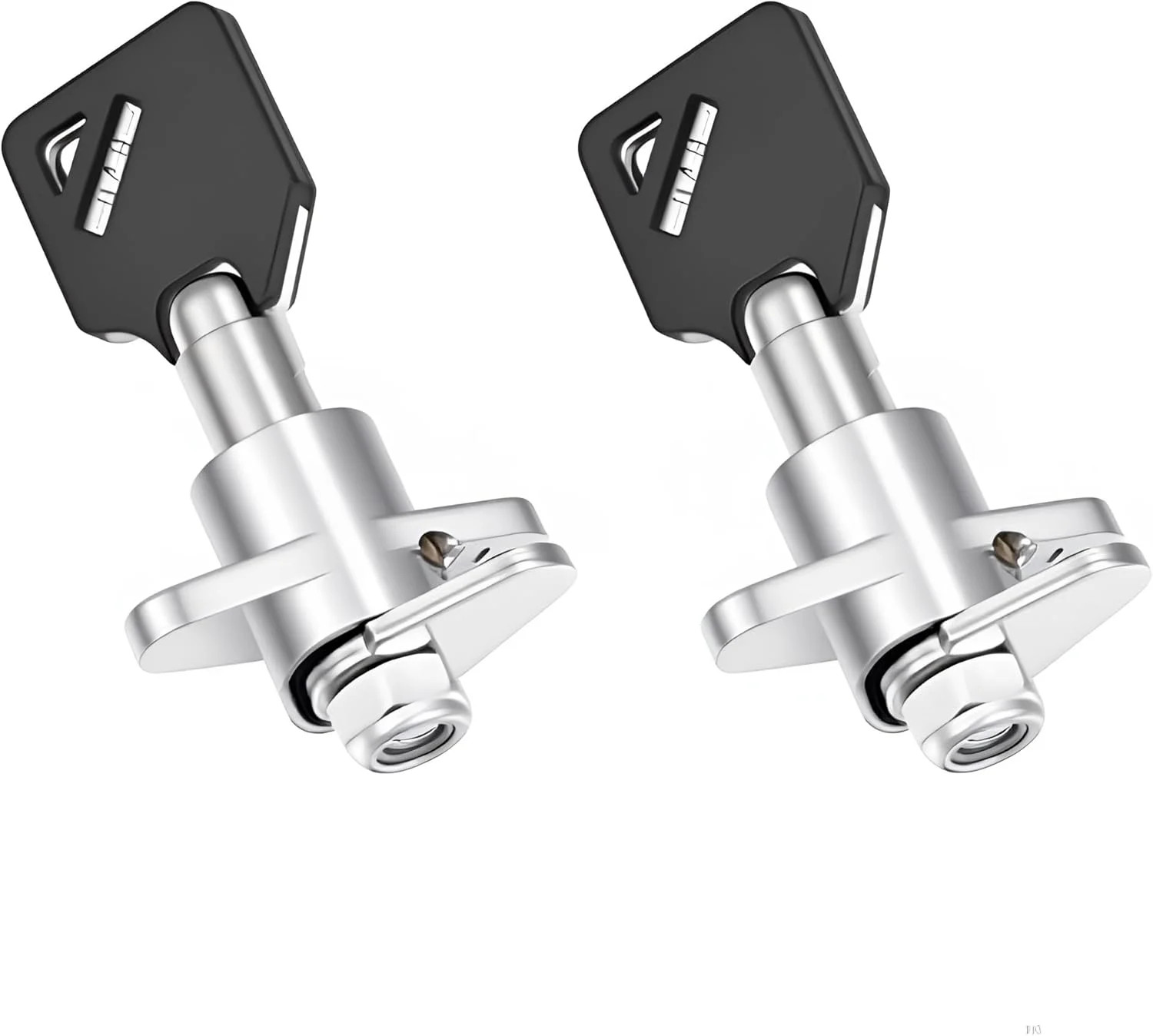 2 Keys Hard Saddlebag Locks Fits for Harley Davidson Touring Electra Street Glid