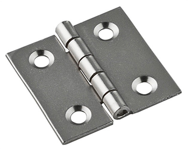 National Hardware 1 in. L Oil Rubbed Bronze Door Hinge 4 pk (Pack of 5)