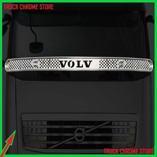 FH2-FH3      TUBULAR STONE  CATCHER  CHROME       1 SET.     Fits Volvo