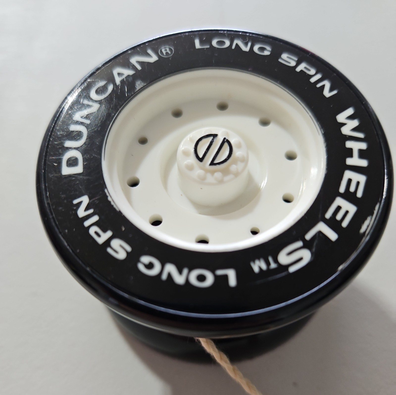 Duncan Wheels Vintage Yoyo Long Spin Rare white cap