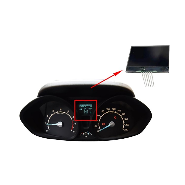 Instrument Cluster Intermediate LCD Display Screen For Ford EcoSport 2013-2017