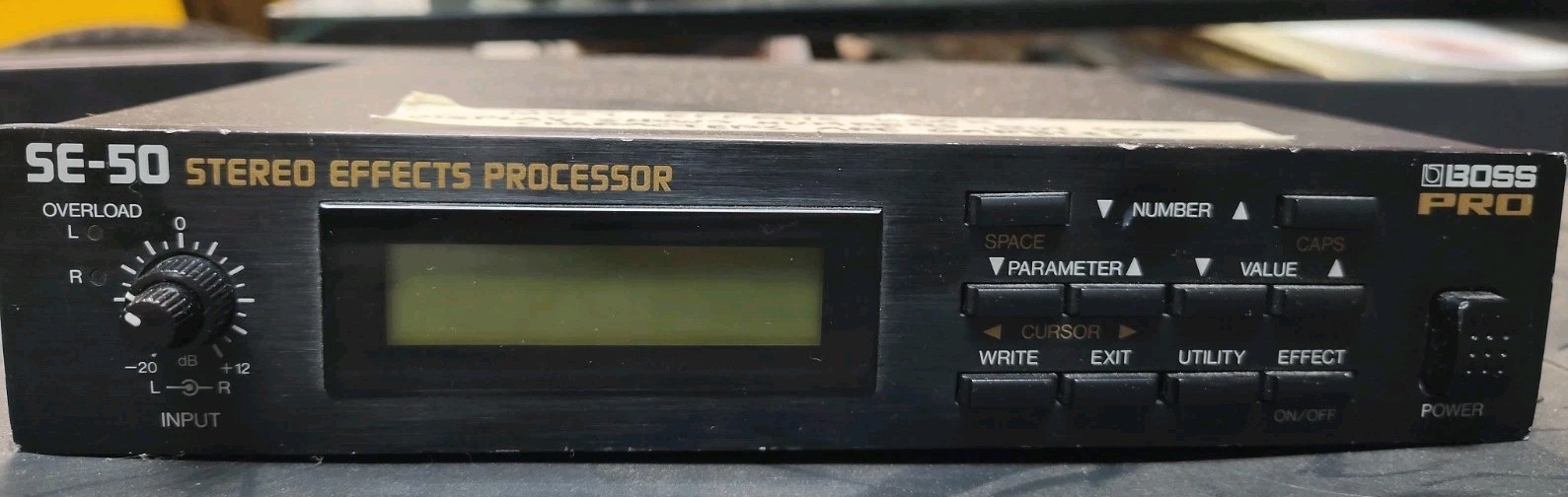 Boss Pro SE-50, Stereo Effects Processor, Vintage Unit