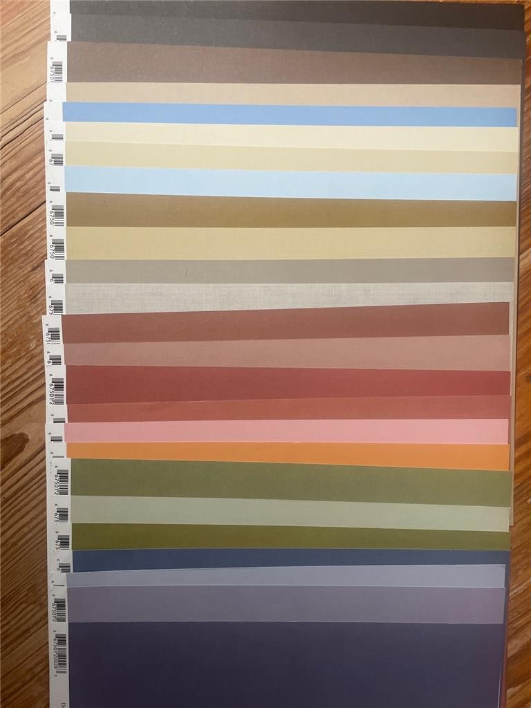 24 pcs CHATTERBOX SCRAPBOOK WALLS DOUBLE SIDED 12 X12" CARDSTOCK all different