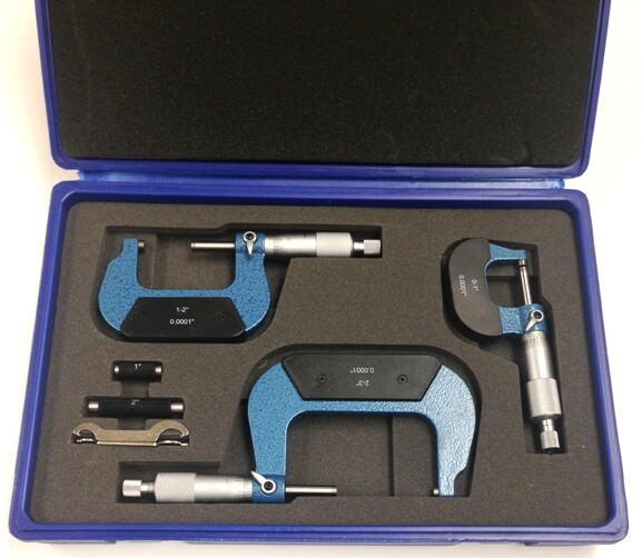 0-3" 3 PIECE PRECISION OUTSIDE MICROMETER SET (4200-0010)