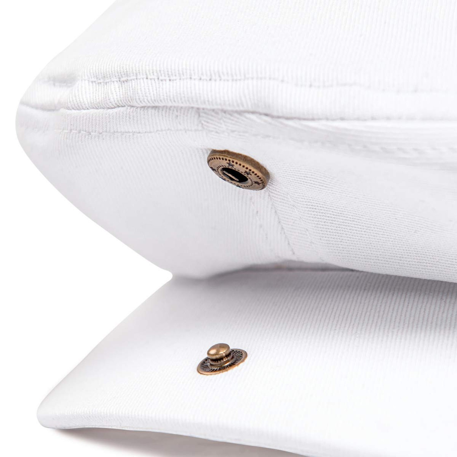 Men Ivy Cap Cotton Twill Newsboy Flat Hat 7 7/8 White