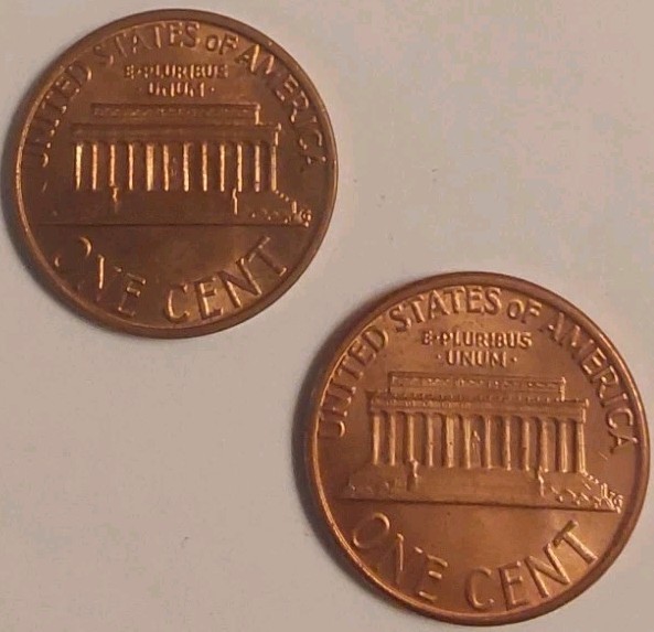 1979 P D Lincoln Memorial Cent BU 2 Coin Set Brilliant Uncirculated Free Post