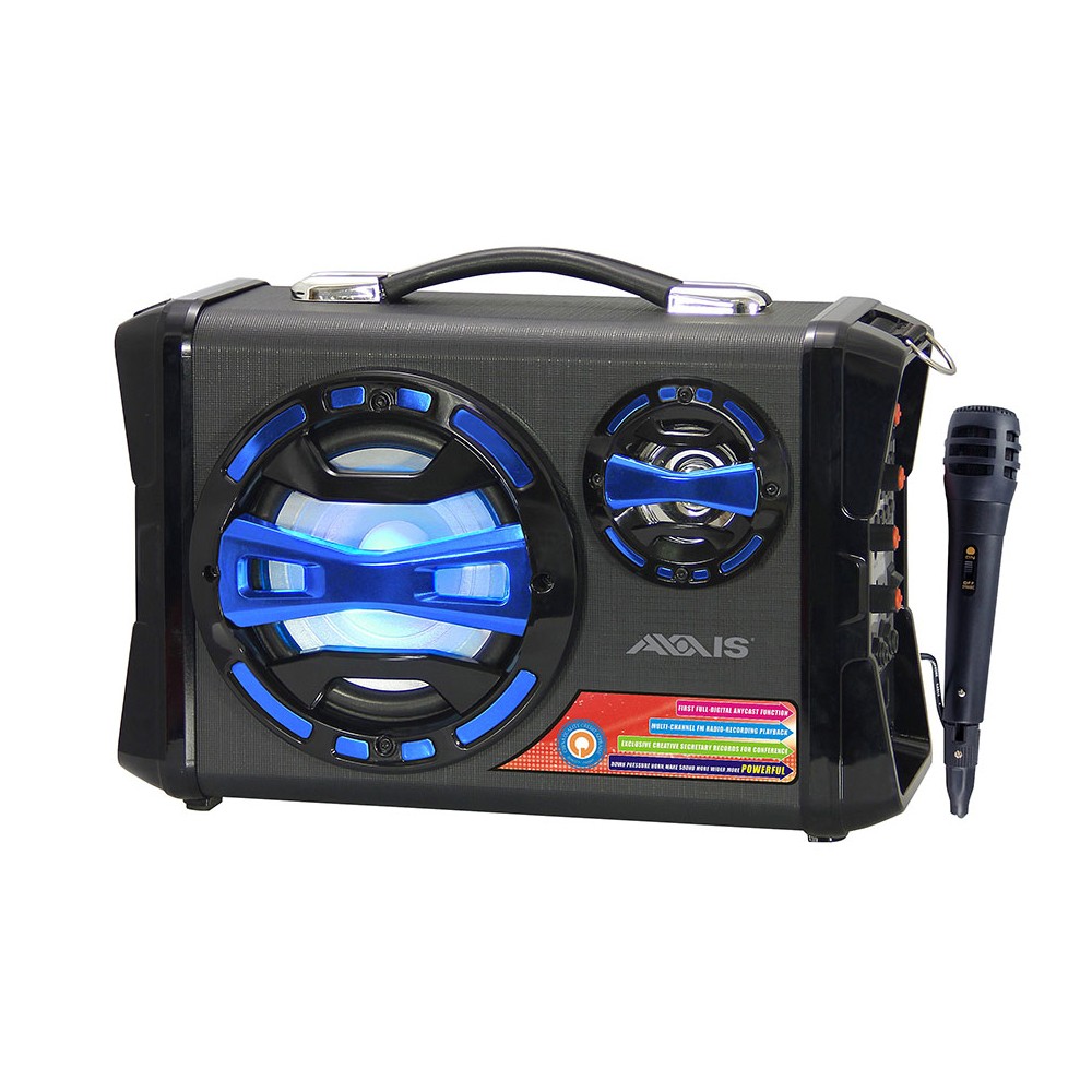 Axxis Portable Karaoke Speaker with Microphone. 25 Watts