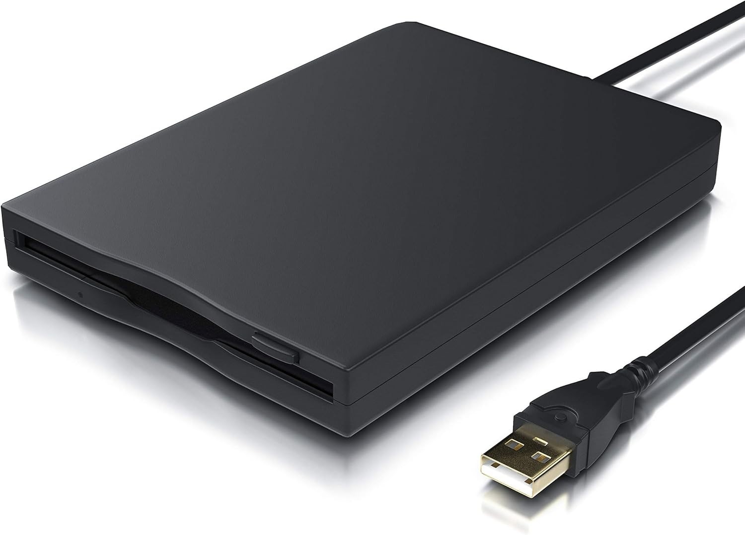 USB Floppy Drive Portable 3.5-inch External Reader for Windows Mac Linux