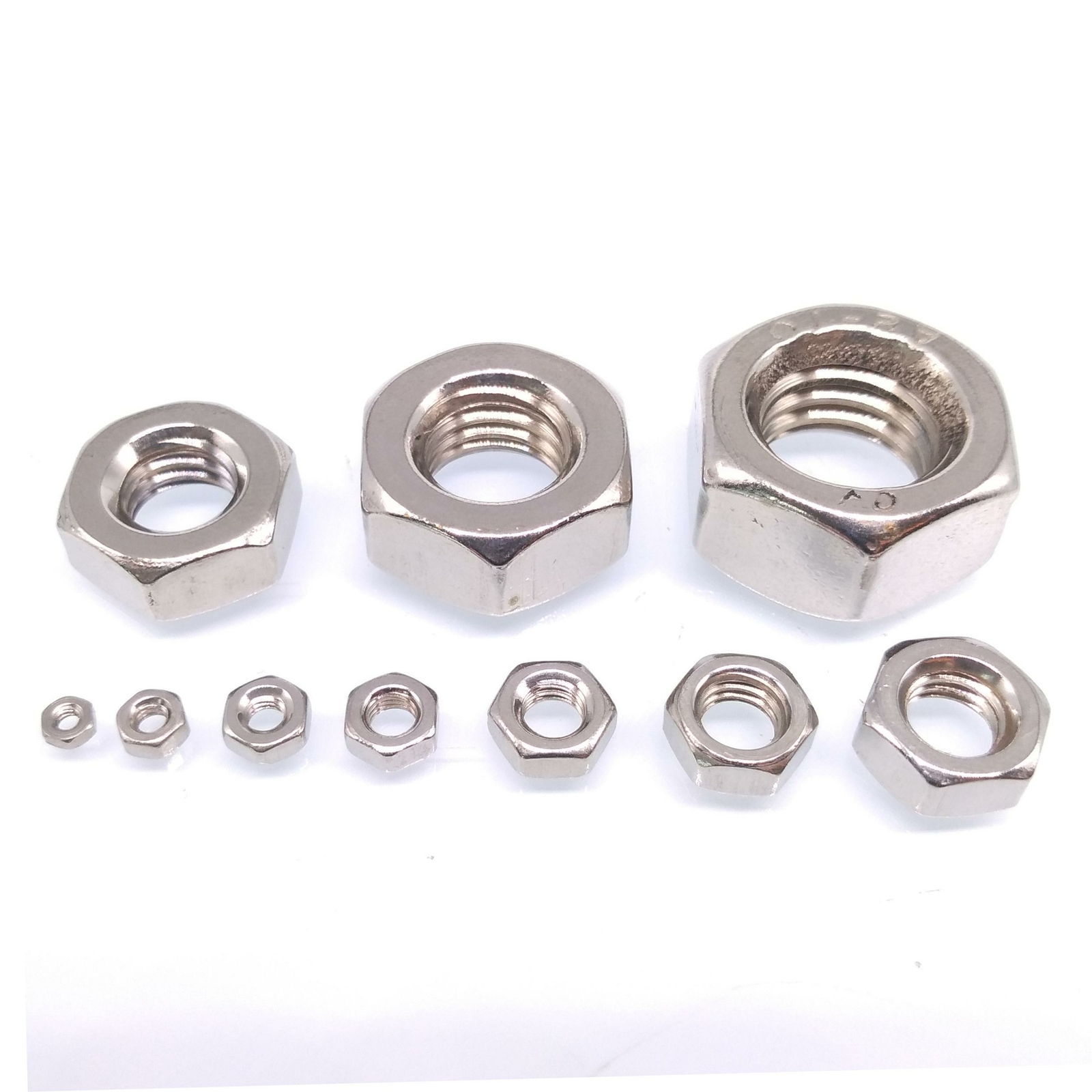 570pcs Metric Thread Insert Screw Stainless Steel Hex Nut Assortment Kit