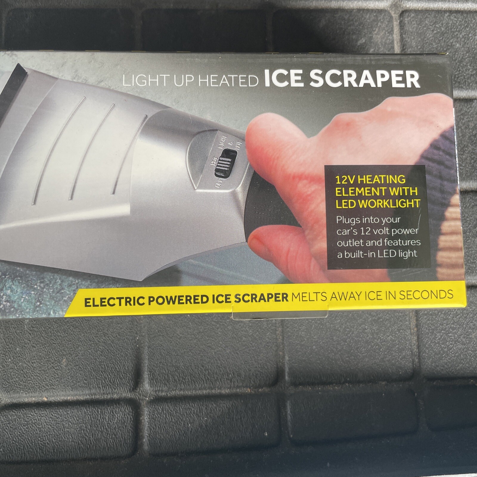NEW Light up heated ice scraper. Road trip brand