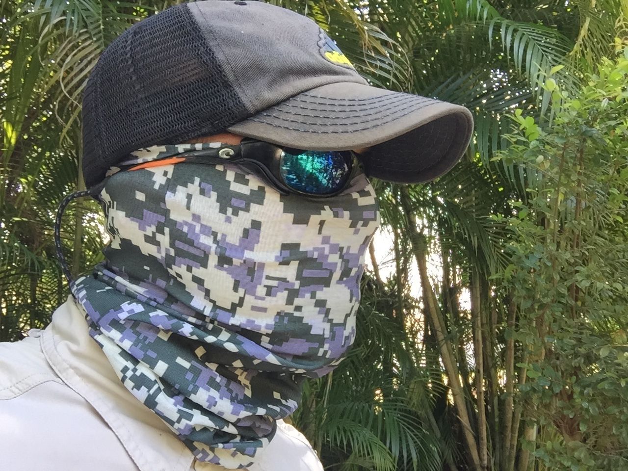 Outdoor neck gaiter-Seamless Polyester multi-function for UV protection