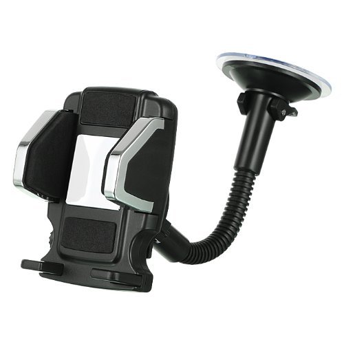 Flexible Stand Universal Car Mount with Suction Cup and Vent Clip