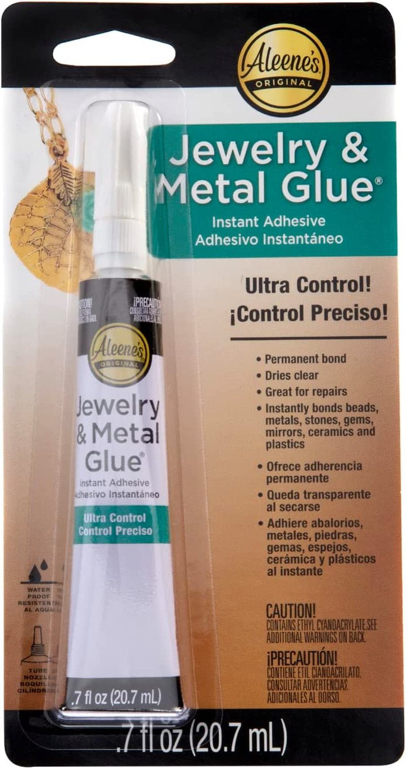 21709 Jewelry & Metal Instant Adhesive Transparent, .70 Ounce