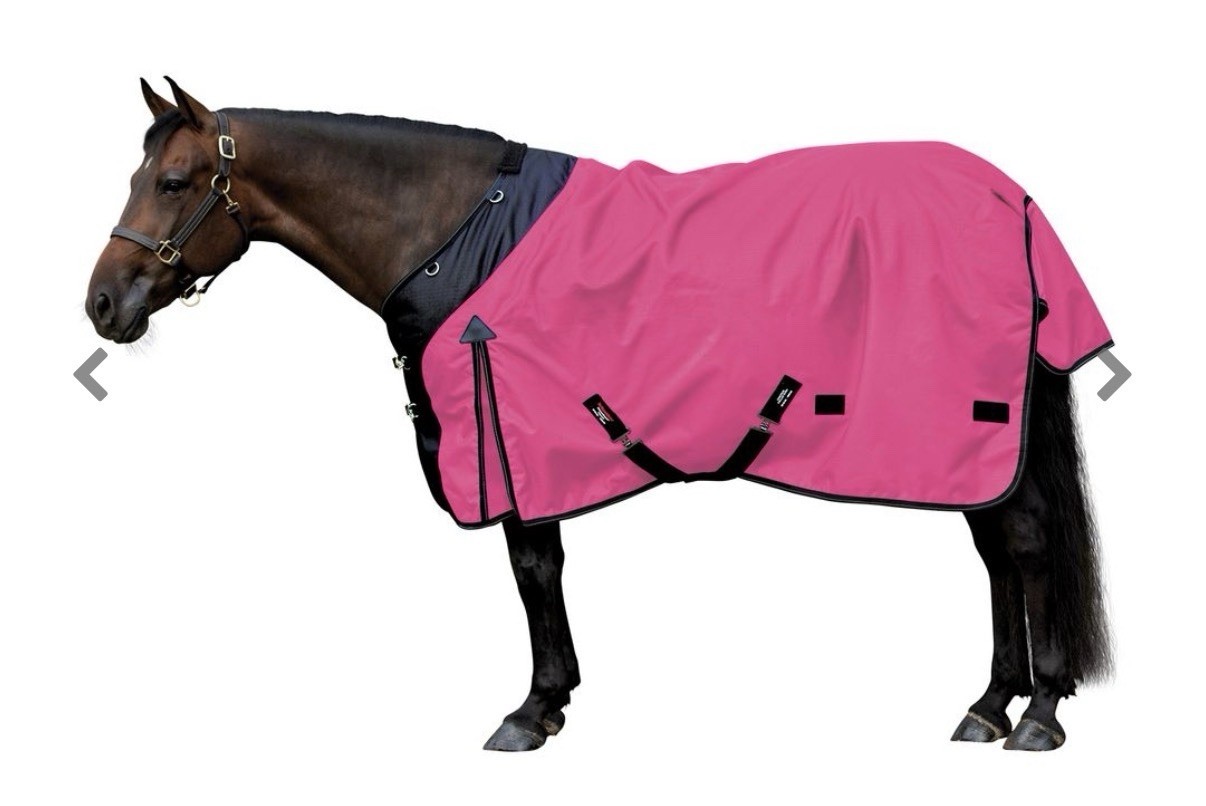 StormShield Contour Collar Classic II Surcingle Turnout Sheet 82 Pink