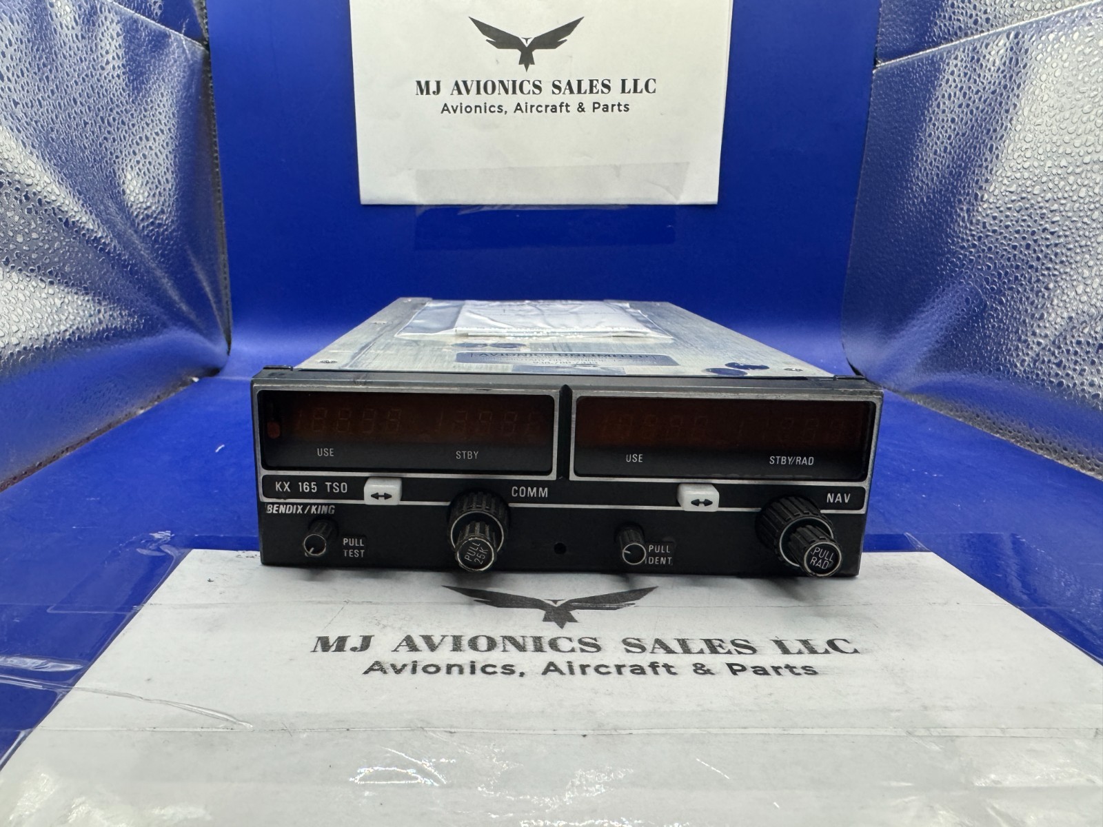 BENDIX/KING KX 165 P/N 069-1025-25 28 VDC WITH GLIDE/SLOPE WITH FAA FORM 8130-3