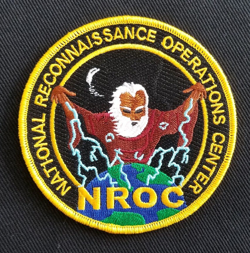 USAF NASA  - NROC - NATIONAL RECONNAISSANCE OPERATIONS CENTER - PATCH