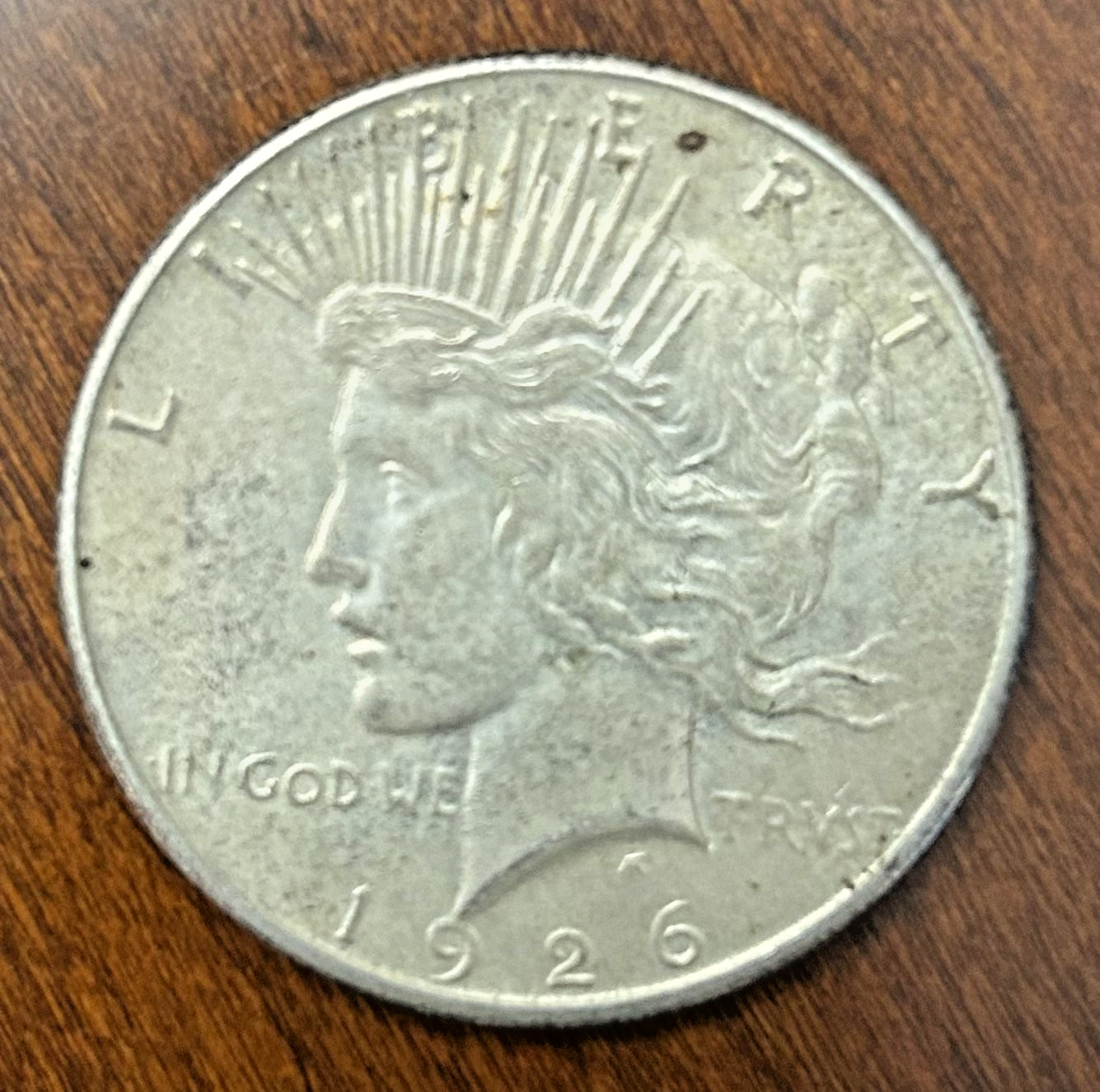 1926 P Peace Silver Dollar