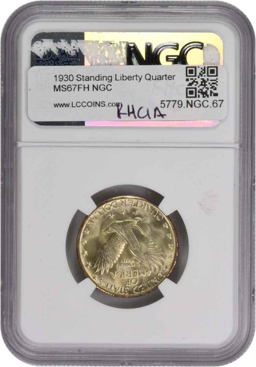 1930 Standing Liberty Silver Quarter MS67FH NGC